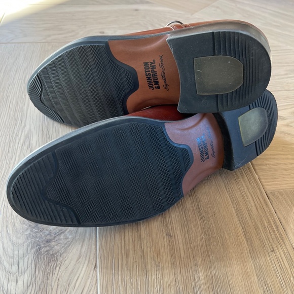 Johnston & Murphy Signature Series, Brown leather, mens size 11.5 - Picture 2 of 6